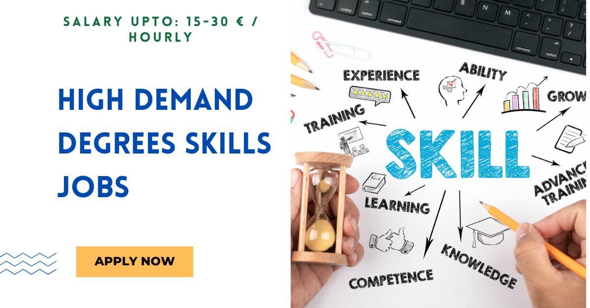 High Demand Degrees Skills Jobs