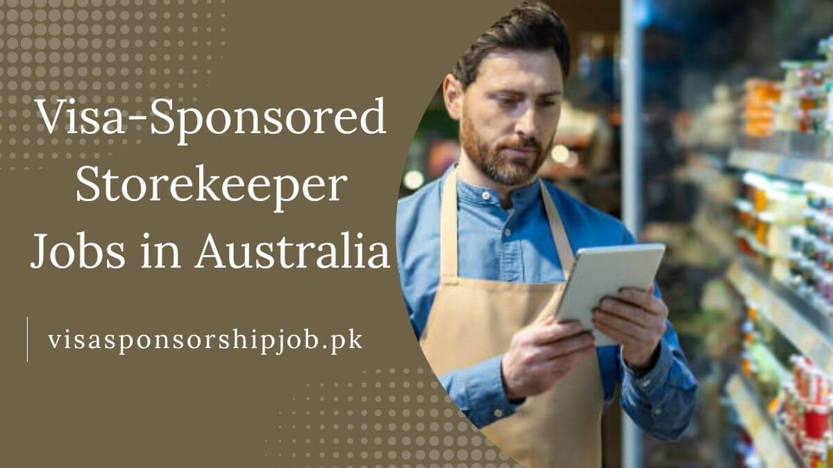 Visa-Sponsored Storekeeper Jobs in Australia