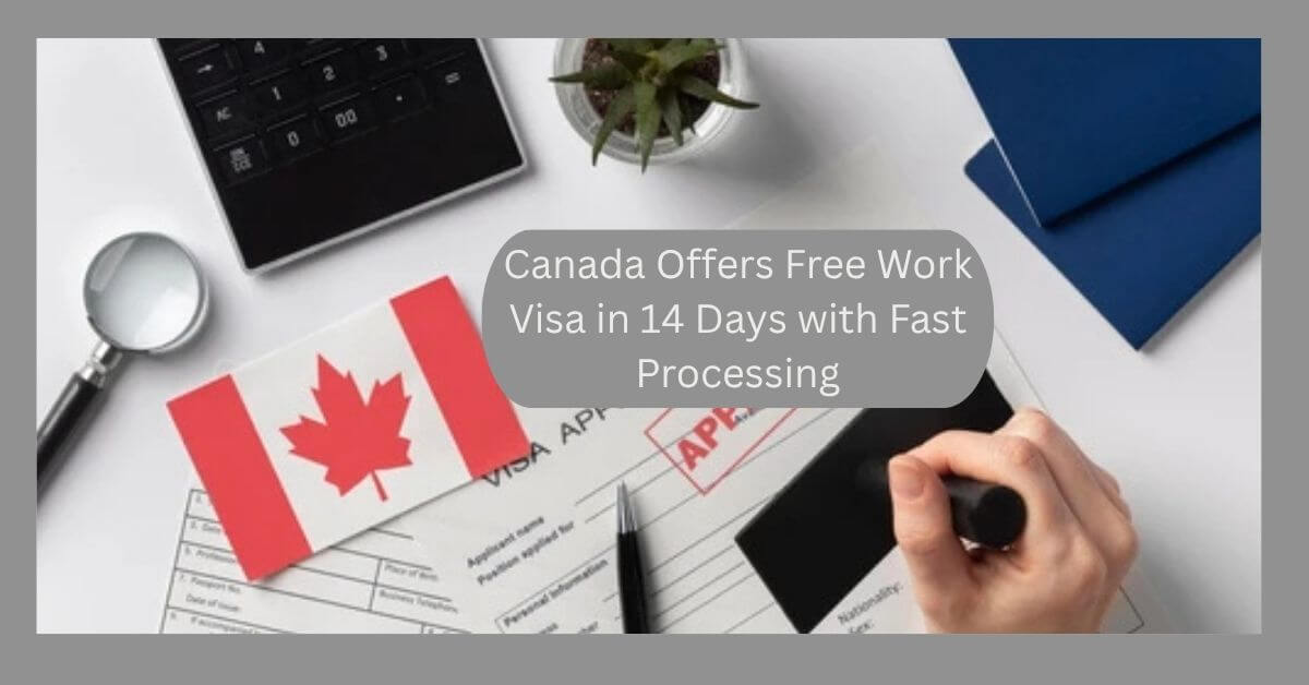 Canada Offers Free Work Visa in 14 Days with Fast Processing